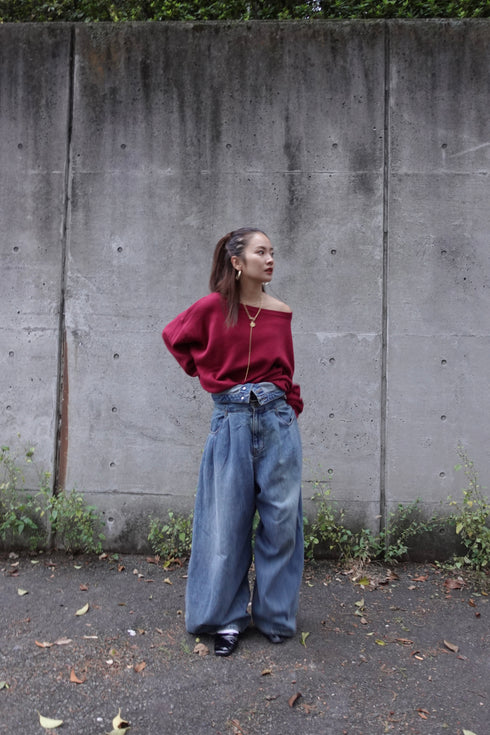 ウエストマークルーズデニム